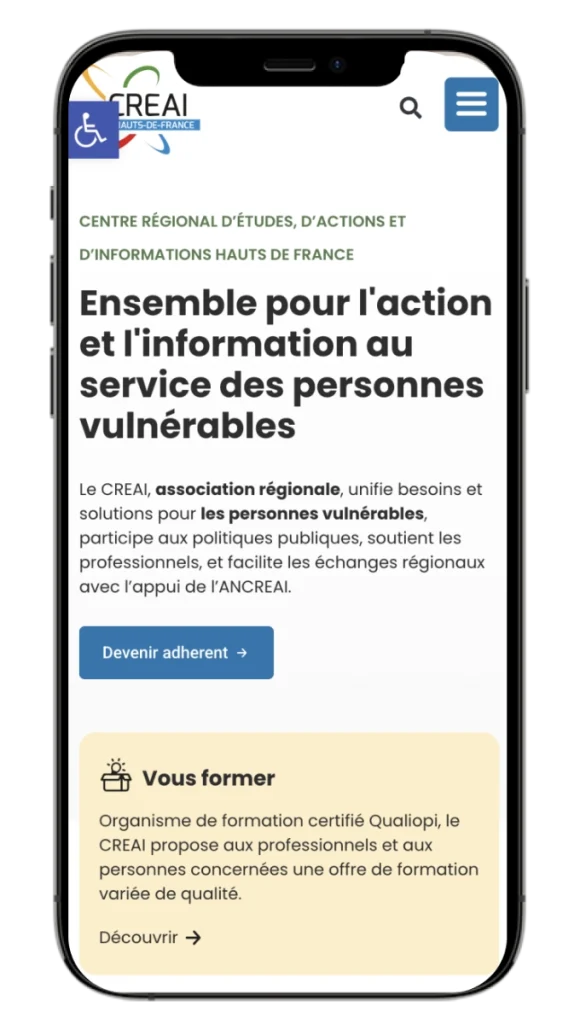 Cas client CREAI référence mobile